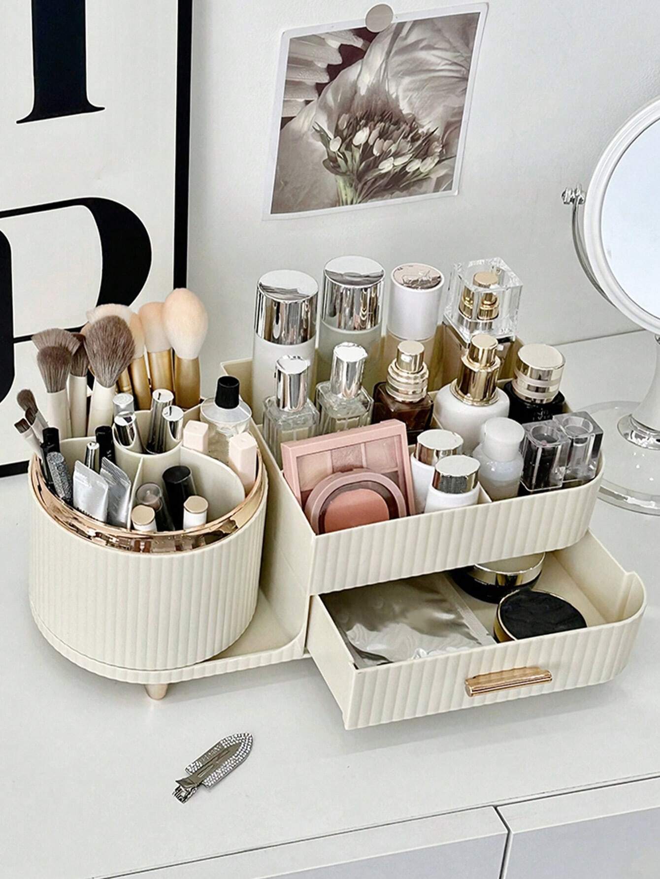 360 Degree Rotating Cosmetic Organizer