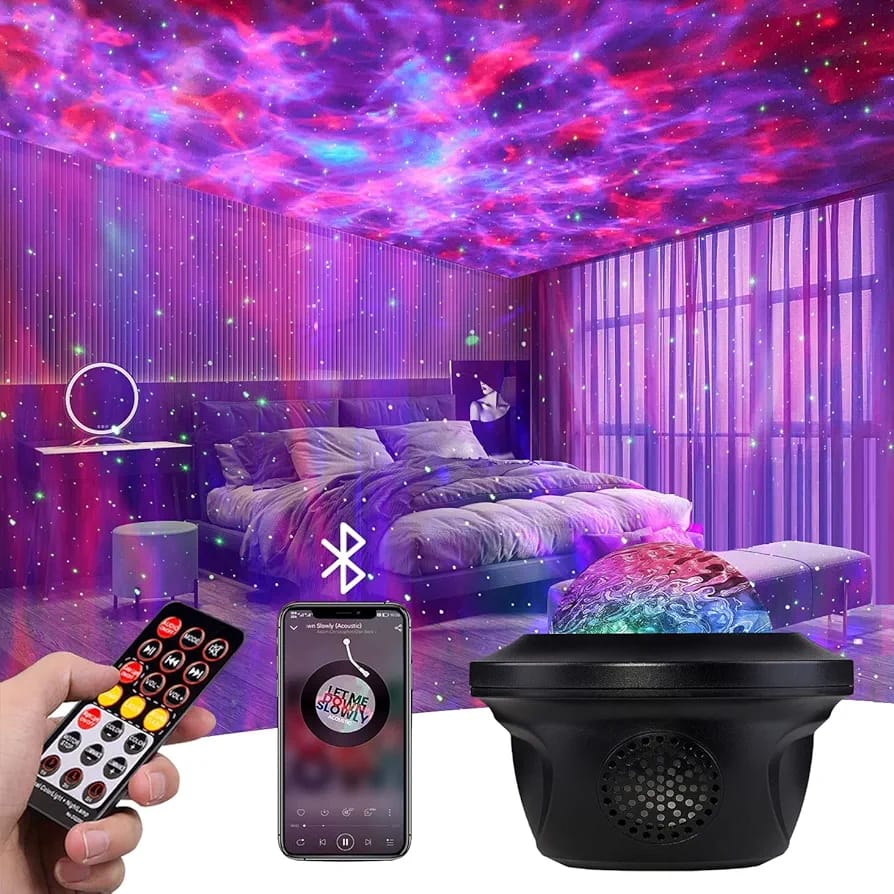 Astronaut Galaxy Star Projector – 2024 Upgraded Space Buddy with 360° Adjustable Night Light & Timer