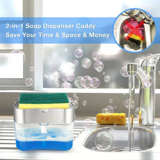 Soap Dispenser 2 in 1