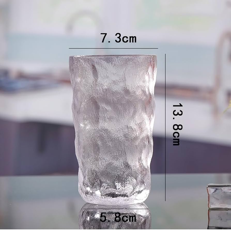 Frosted Glacier Glassware| Set of 6|380ml|