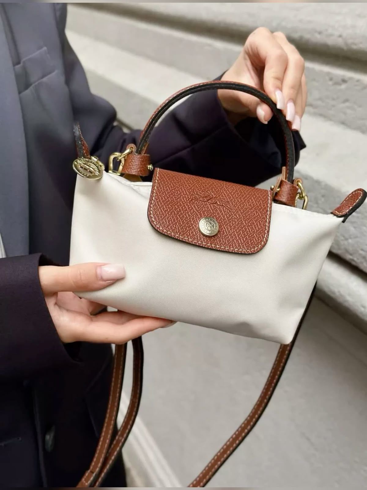 LONG CHAMP - mini bags with long belt