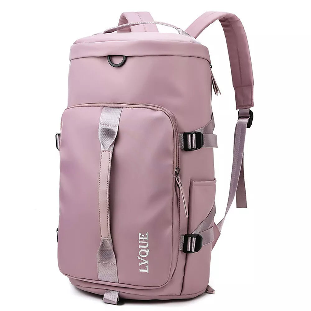 Gym Backpack with Shoe Compartment Waterproof|Weekend Travel Overnight Bag| Gym Tote Bags for Women and Men