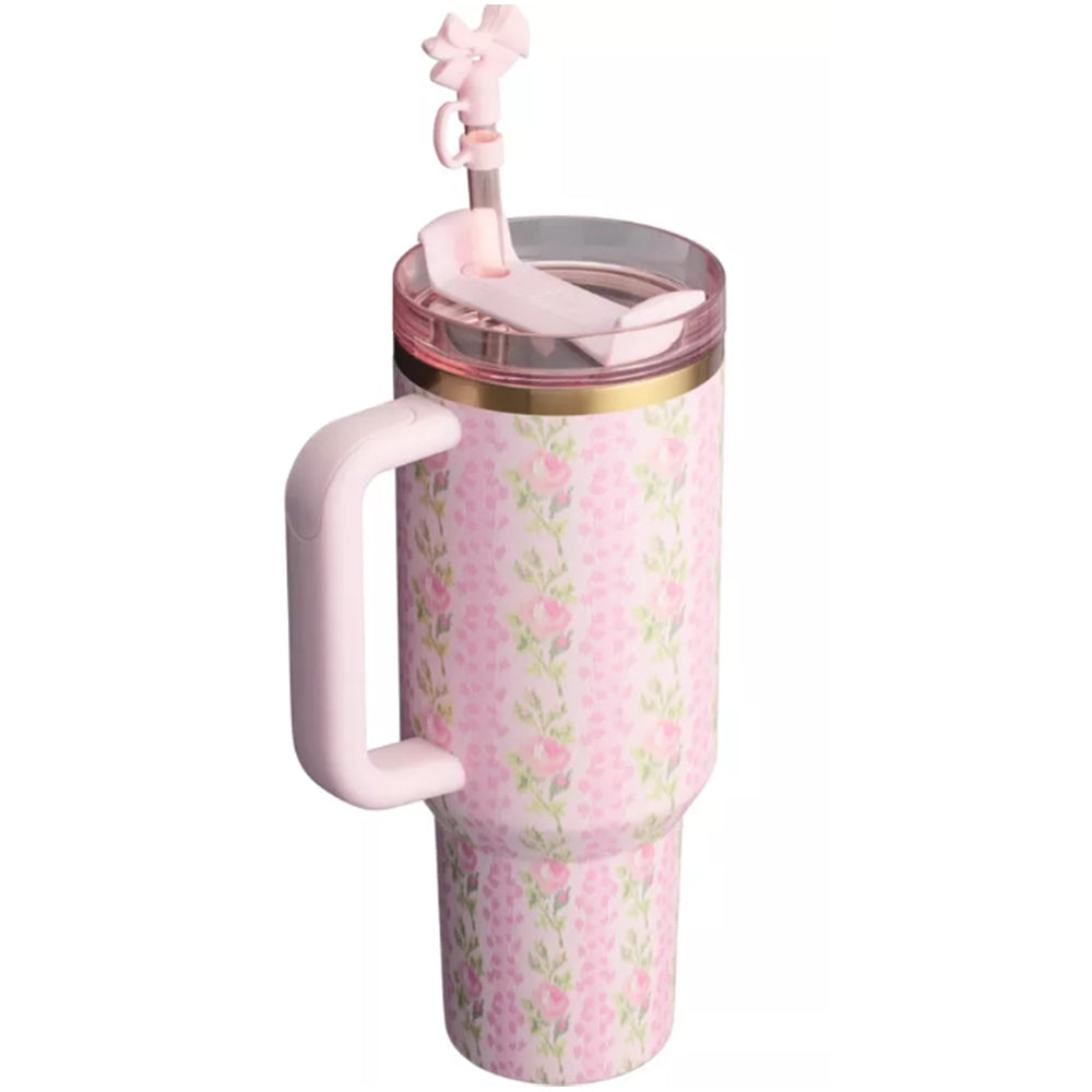 Stanley LoveShackFancy Quencher H2.O “FlowState” Tumbler (1.18 L) Blooming Heirloom