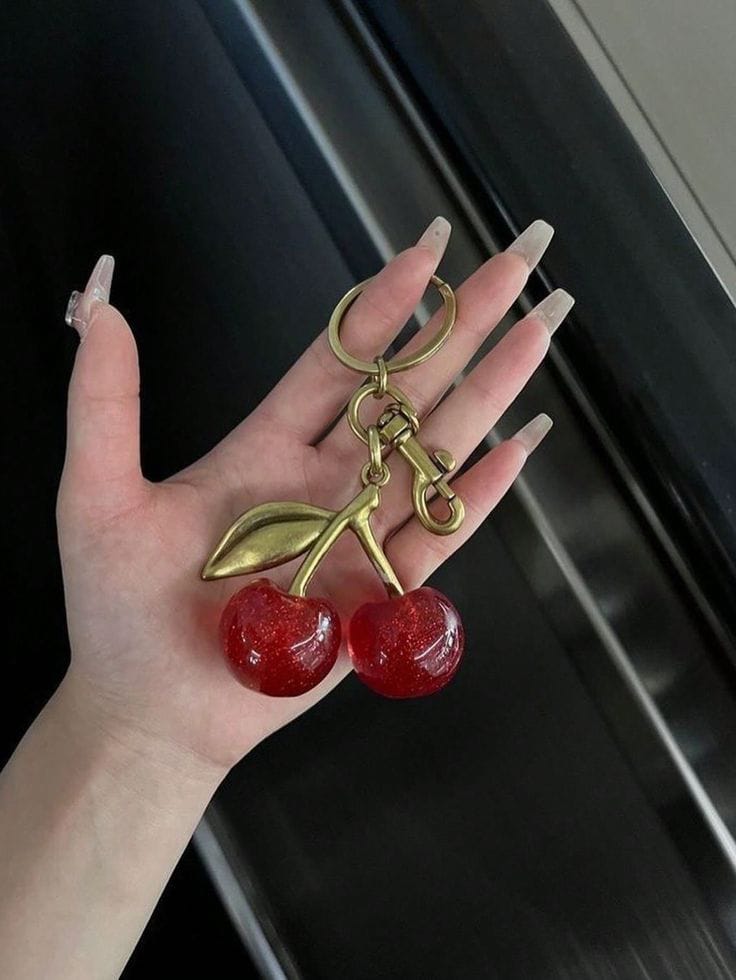 CHERRY BAG CHARM