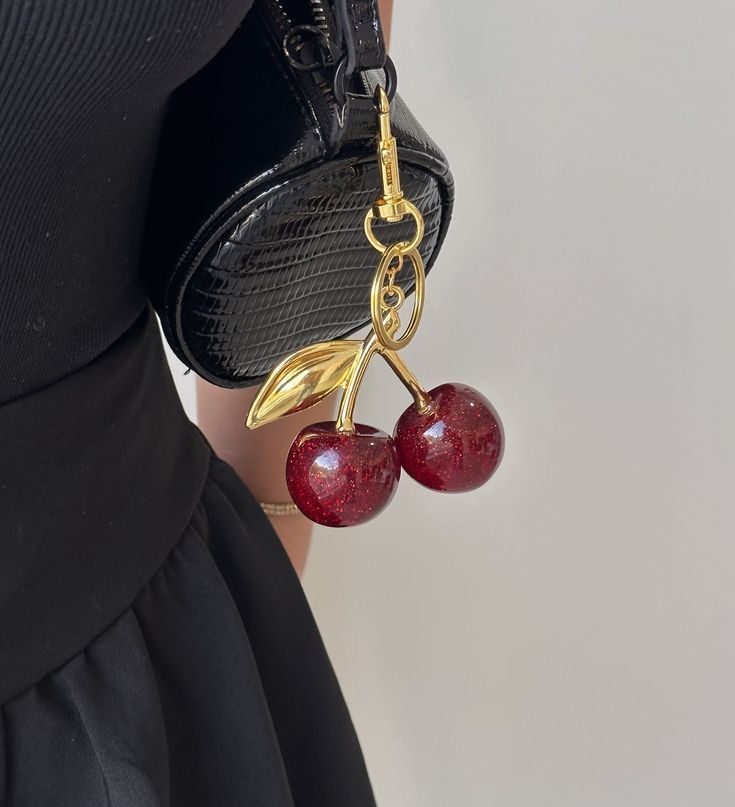 CHERRY BAG CHARM