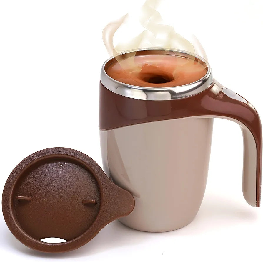 Automatic Magnetic Stirring Coffee Mug | Battery Operated Self Stirring Coffee Mug
