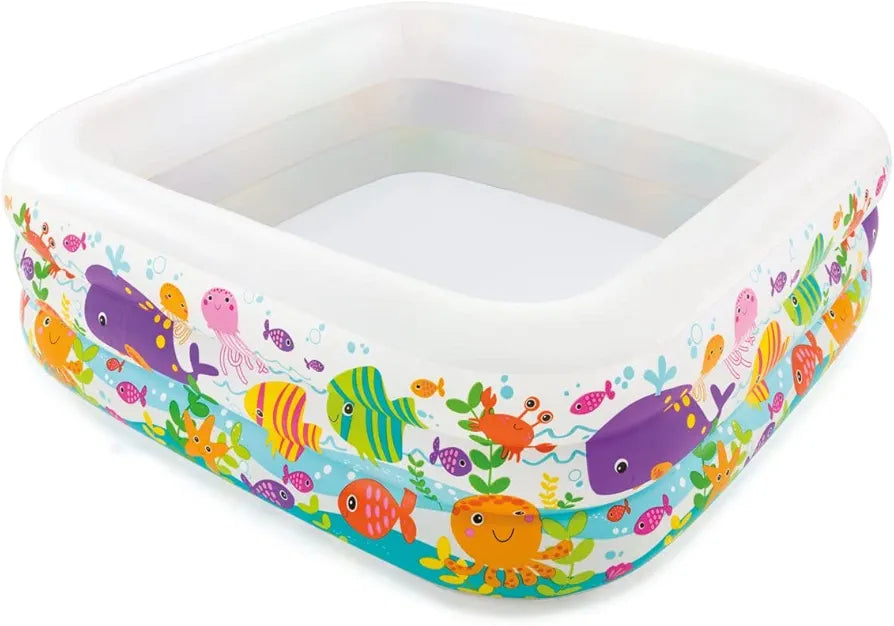 INTEX Swim Center Clear View Aquarium Pool ( 62.5" L x 62.5" W X 19.5" H )