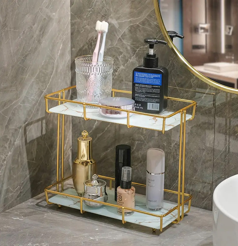 Marble Nordic Style Multipurpose Rack for Perfumes/ Cosmetic/ Skin Care