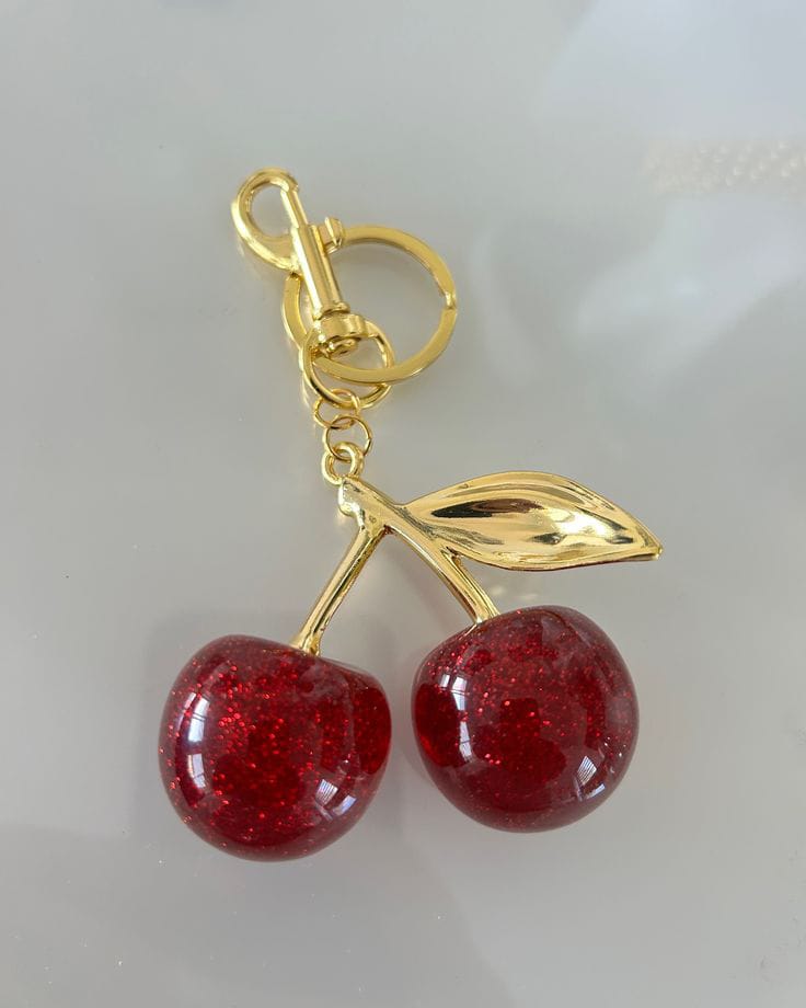 CHERRY BAG CHARM