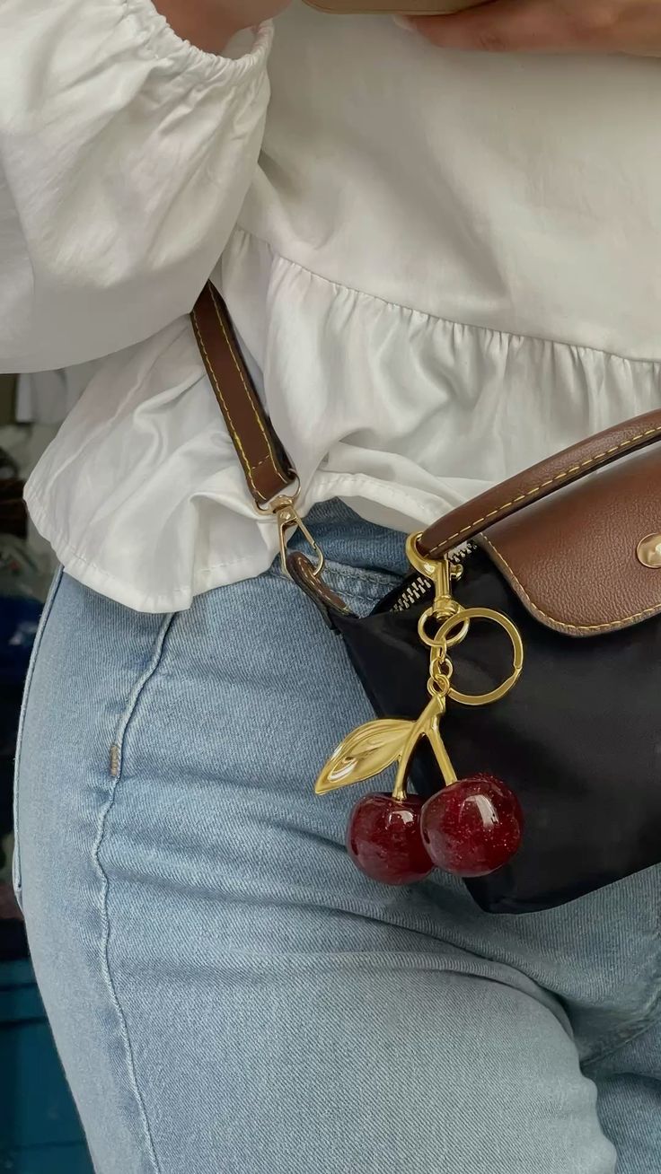 CHERRY BAG CHARM