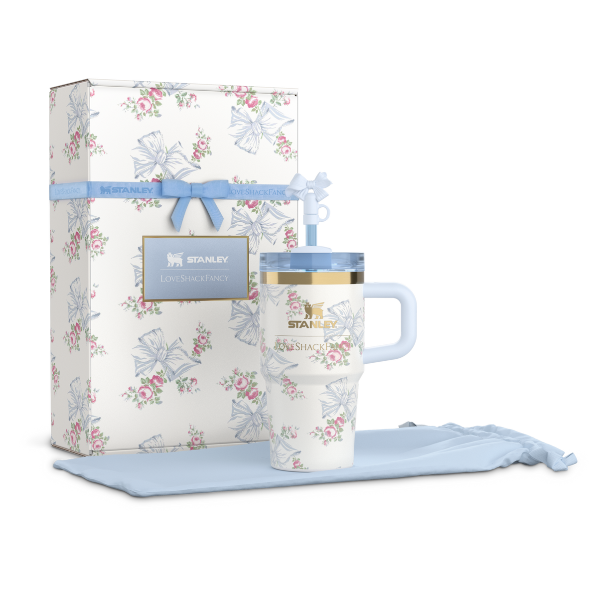 The Stanley X LoveShackFancy Holiday Quencher | 20 OZ | Gift Box