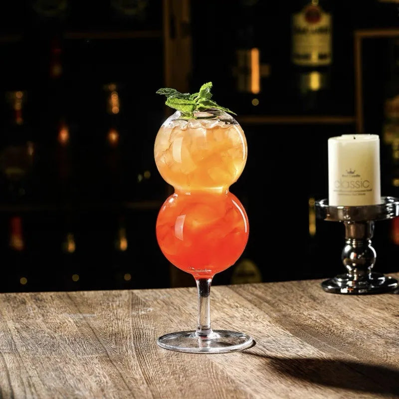 Cocktail Glass Goblet | Bubble Ball Glass