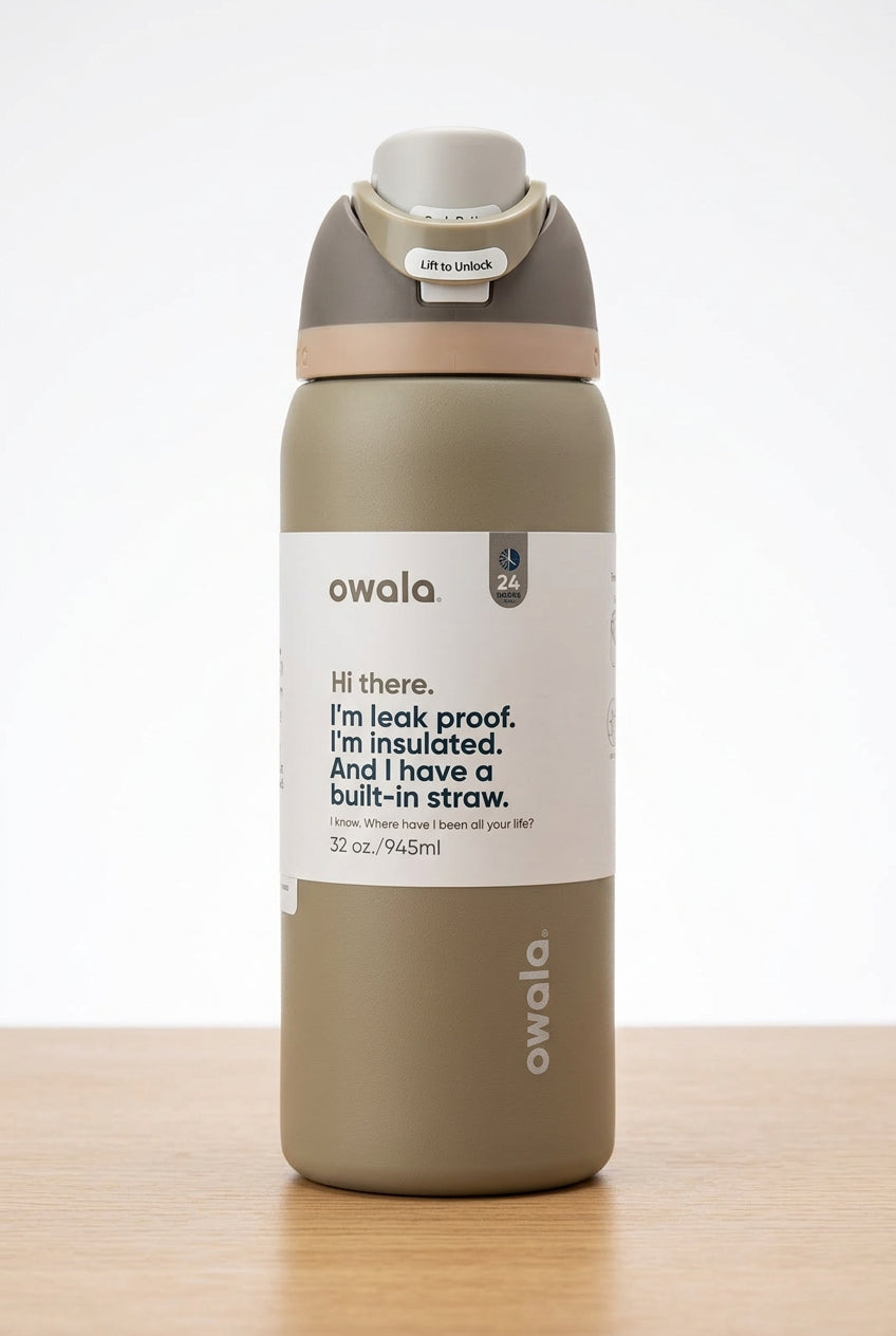 Owala FreeSip 32oz| Insulated Bottle|