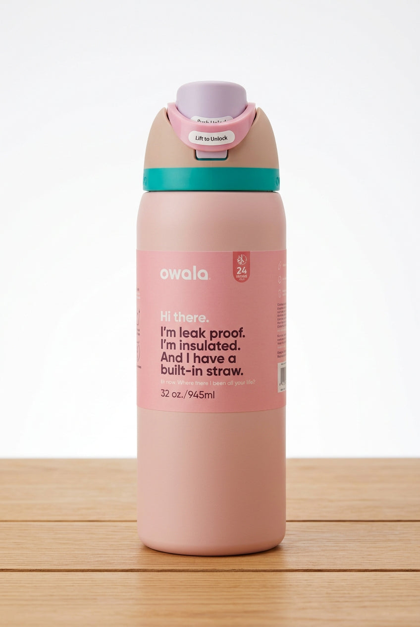 Owala FreeSip 32oz| Insulated Bottle|