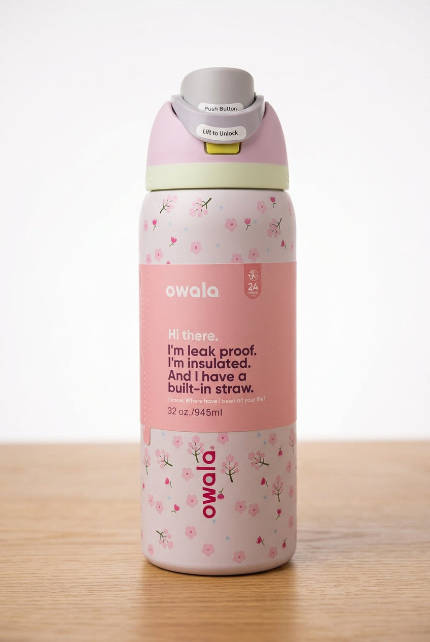 Owala FreeSip 32oz| Insulated Bottle| Limited Edition |