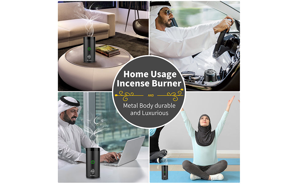 Rechargeable Bakhoor Incense Burner | Car Electric Incense Burner|