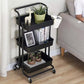 3 Tier Kitchen Trolley Rack (Plastic)