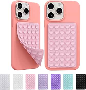 Pack of 2 Silicone Suction Cup Phone Mounts