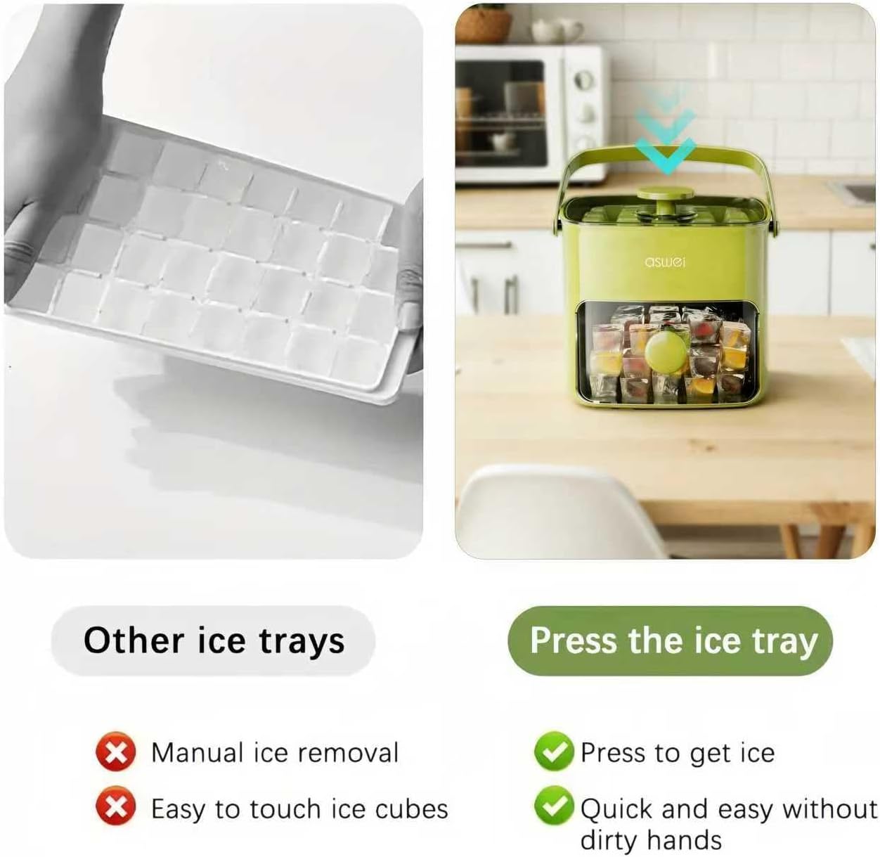 Portable Ice Tray Mold