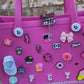 Crocs Tote Bag – Lightweight EVA Handbag with Decorative Charms