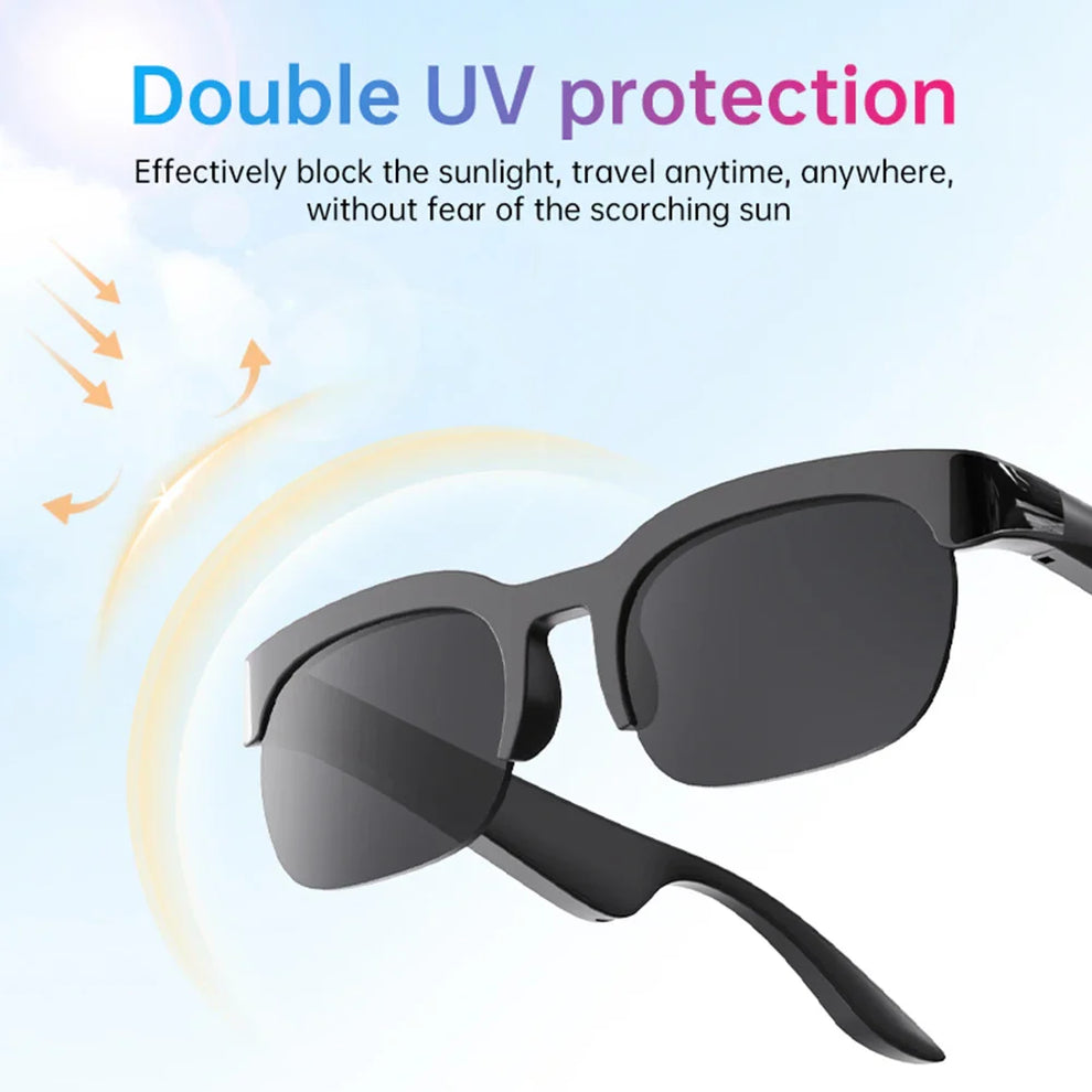 AI Wireless Smart Glasses | Hands-Free , Music & Calls