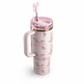 The Stanley X LoveShackFancy Holiday Quencher | 40 OZ |Rosa Beaux Blue|Rosa Beaux Pink