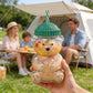 Bear Shape Glass Drinking Cup with Straw & Lid | Cute Teddy Bear Tumbler |Premium Quality