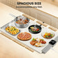 Electric Warming Tray, Warming Mat for Food , Portable Large Food Warmers Mat for Buffets Parties,Full Surface Fast Heating,5 Temperature Setting