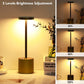 Rechargeable Cordless Table Lamp, 6000mAh Battery Powered Table Lamp with 3-Levels Brightness,USB Charging Port Desk Lamp for Outdoor, Restaurant, Bedroom Etc