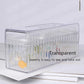 Acrylic Jewelry Box Organizer| Clear Jewelry Organizer Holder with 20 pcs Portable Anti Tarnish Jewelry bags