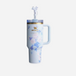 Stanley LoveShackFancy Quencher H2.O “FlowState” Tumbler (1.18 L) Everblooming Rosettes