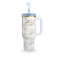 The Stanley X LoveShackFancy Holiday Quencher | 40 OZ |Rosa Beaux Blue|Rosa Beaux Pink