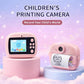 Kids Instant Print Camera with Built-in Printer & HD Video – Digital Toy Camera for Children with Display Screen, Selfie Lens, USB Rechargeable, TF Card Support, Roll Paper & Accessories Included