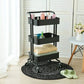 3-Tier Trolley| All-Purpose Trolley| Strong Metal Grid Basket|
