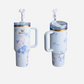 Stanley LoveShackFancy Quencher H2.O “FlowState” Tumbler (1.18 L) Everblooming Rosettes