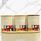 4 Piece Kitchen Storage Set Bread Box & Canisters – Tea Coffee Sugar Jars with Bamboo Lids