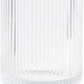Ribbed Glass With Bamboo Lid