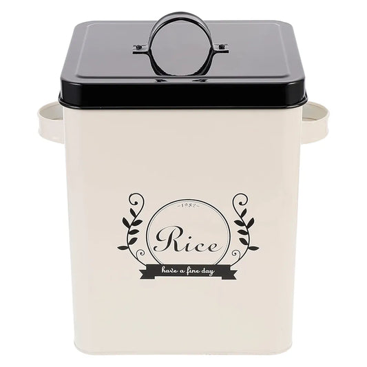 Rice Container With Spoon And Lid|5kg Capacity|