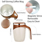 Automatic Magnetic Stirring Coffee Mug | Battery Operated Self Stirring Coffee Mug