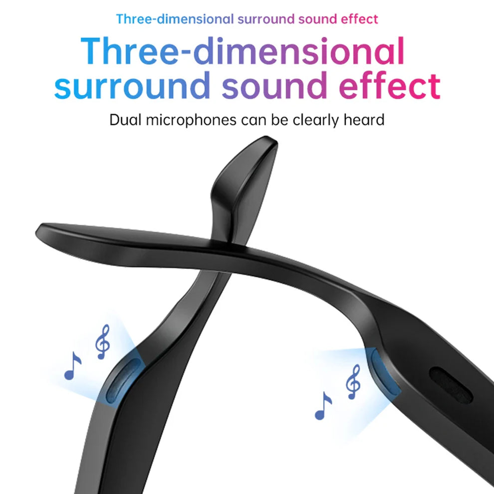 AI Wireless Smart Glasses | Hands-Free , Music & Calls
