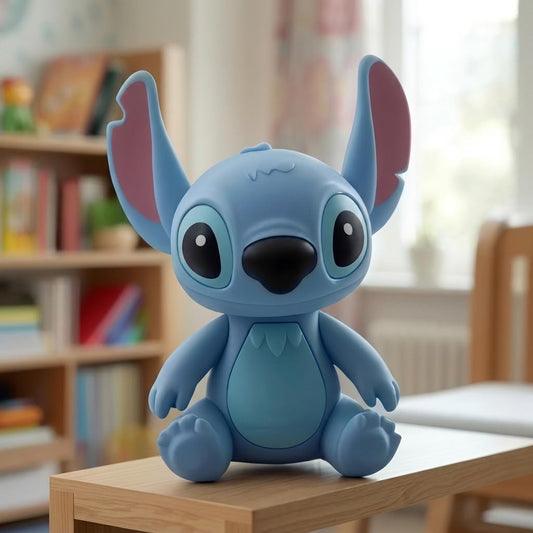 Stitch Silicone Touch Night Light LED Lamp – Cute Cartoon Bedside Lamp